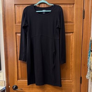 Duluth Trading Black Long Sleeve Dress